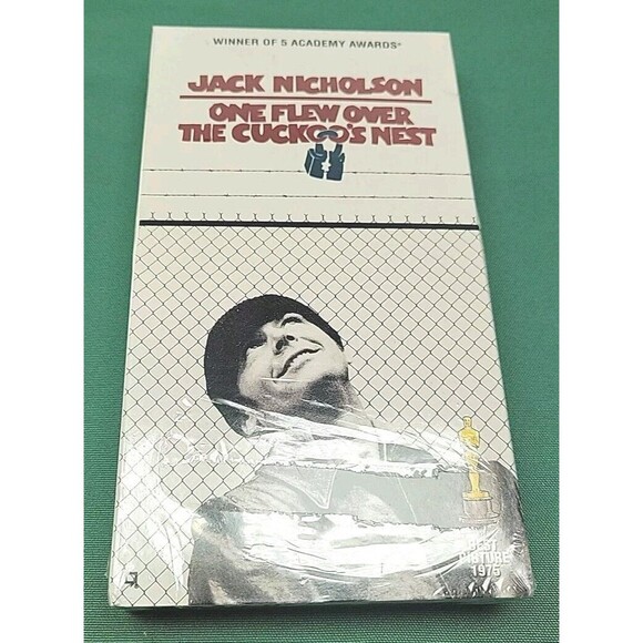 New Sealed One Flew Over the Cuckoo's Nest VHS Republic Pictures (1993) - Picture 2 of 4